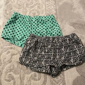 Vs pink sleep shorts